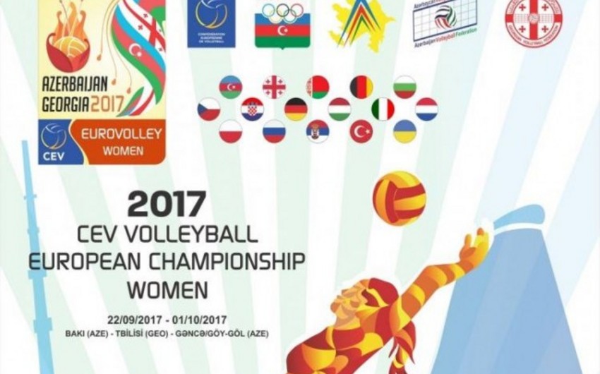В Баку прошла церемония открытия чемпионата Европы по волейболу среди женщин
