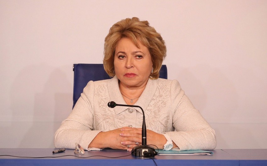 Valentina Matviyenko yenidən MDB PA Şurasının sədri seçilib