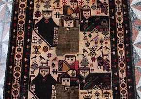 Afghan carpet presented to National Azerbaijan History Museum