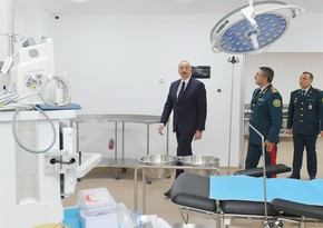 President Ilham Aliyev attends inauguration of new military hospital complex of State Border Service in Baku