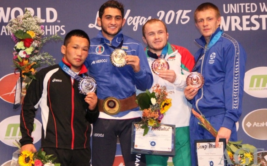 Haji Aliyev becomes two-time world wrestling champion