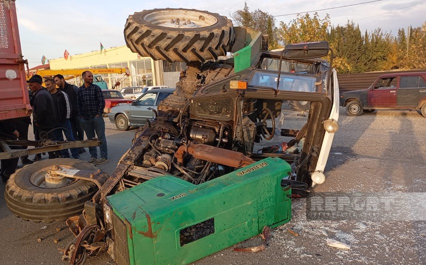 В Билясуваре произошла дорожная авария, пострадавший госпитализирован 