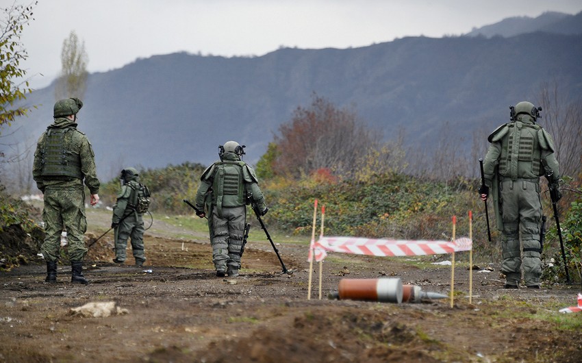 Russian peacekeepers find about 25,000 explosives