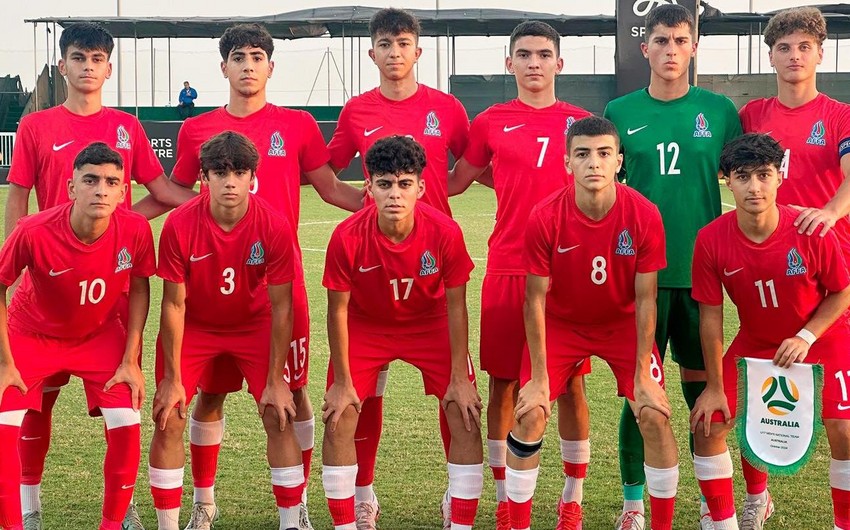 Azərbaycanın U-17 millisi yoldaşlıq oyunu keçirib