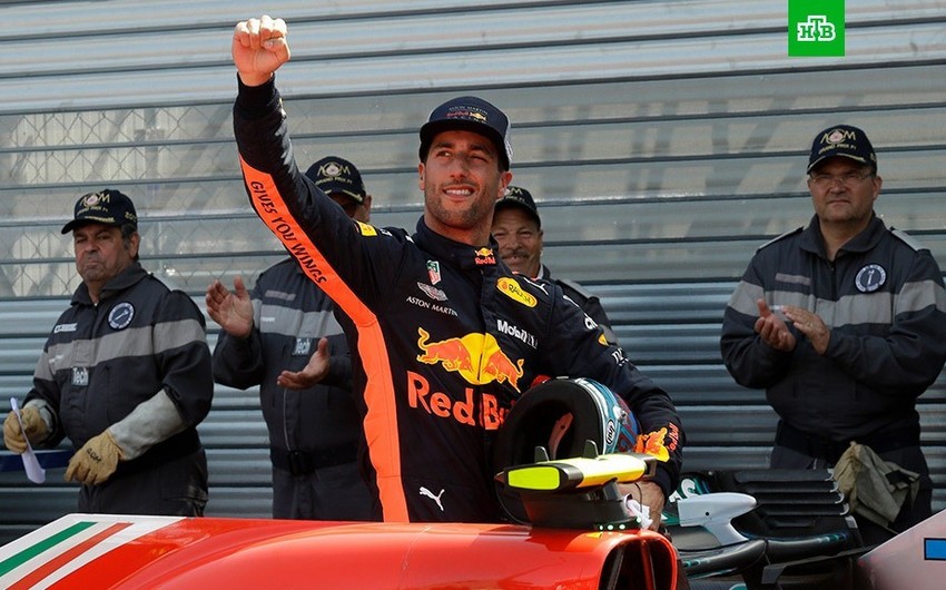 Риккардо выиграл гонку Гран-при Монако