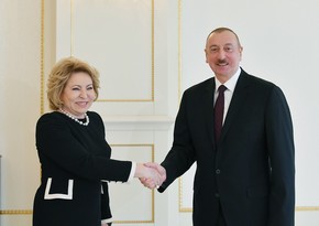 Валентина Матвиенко поздравила президента Азербайджана