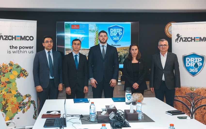 Подписан Меморандум о сотрудничестве между ОАО Создание ландшафта и озеленение Азербайджана и AZCHEMCO