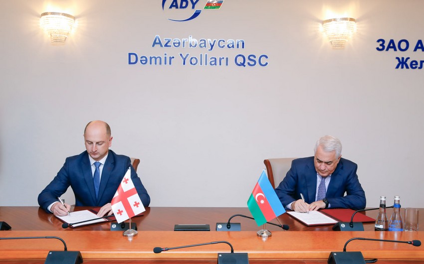 Azərbaycan və Gürcüstan dəmir yolu ilə yükdaşıma üzrə əməkdaşlığa başlayır