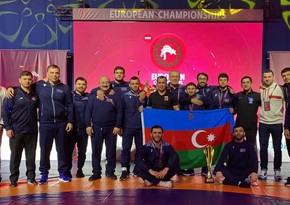 Azərbaycan yunan-Roma güləşçiləri medal sayında da Avropa çempionu olub