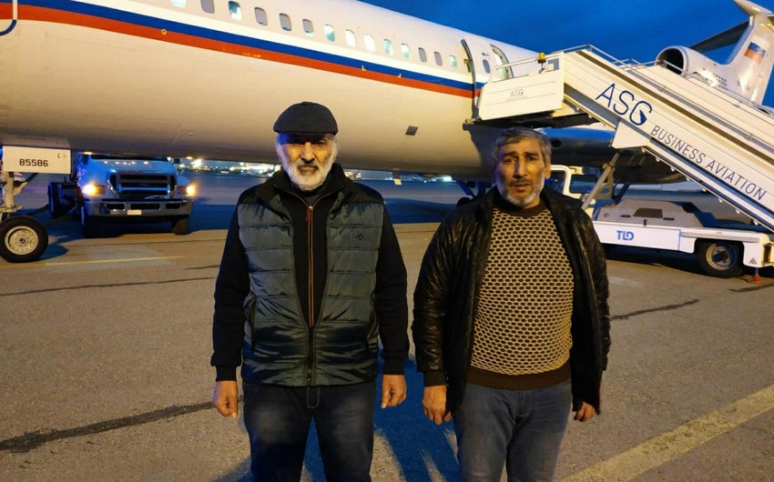 Шахбаз Гулиев и Дильгам Аскеров вернулись на родину