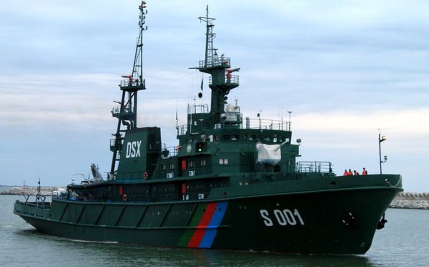 Военный корабль Азербайджана прибыл на учения в Дагестан