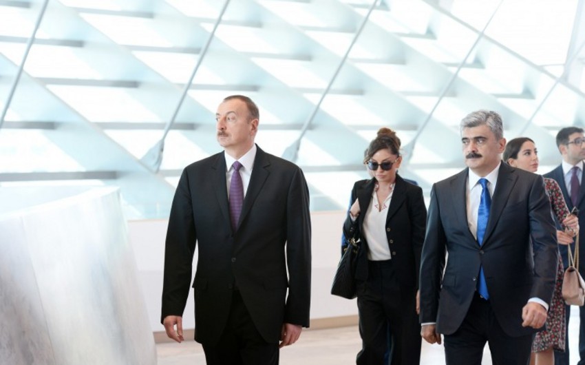 ​Президент принял участие в открытии Бакинского конгресс-центра