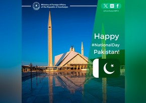 Azerbaijani Foreign Ministry congratulates Pakistan on national holiday