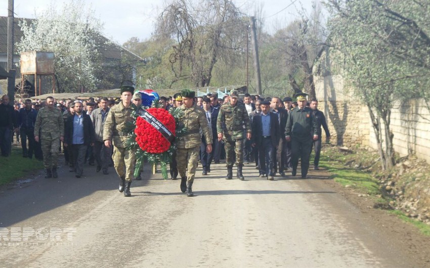 Azerbaijani army officer buried
