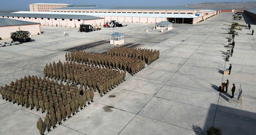 Seasonal maintenance of all types of weapons and equipment held in Azerbaijan's Combined Arms Army 
