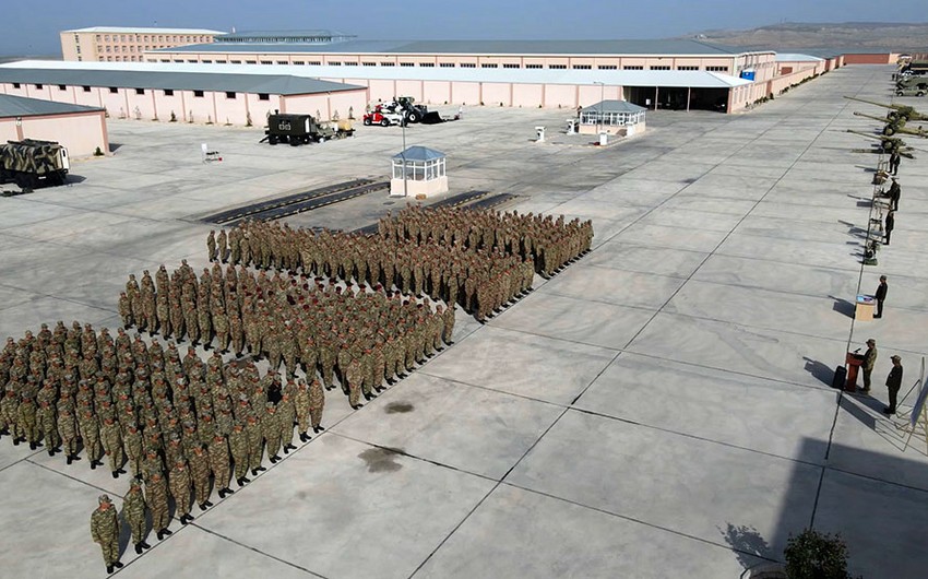 Seasonal maintenance of all types of weapons and equipment held in Azerbaijan's Combined Arms Army 