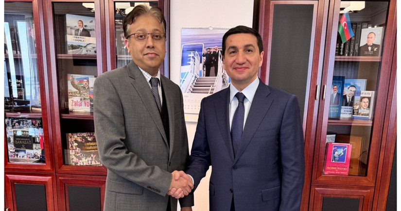 Hikmat Hajiyev receives Pakistan’s ambassador to Azerbaijan