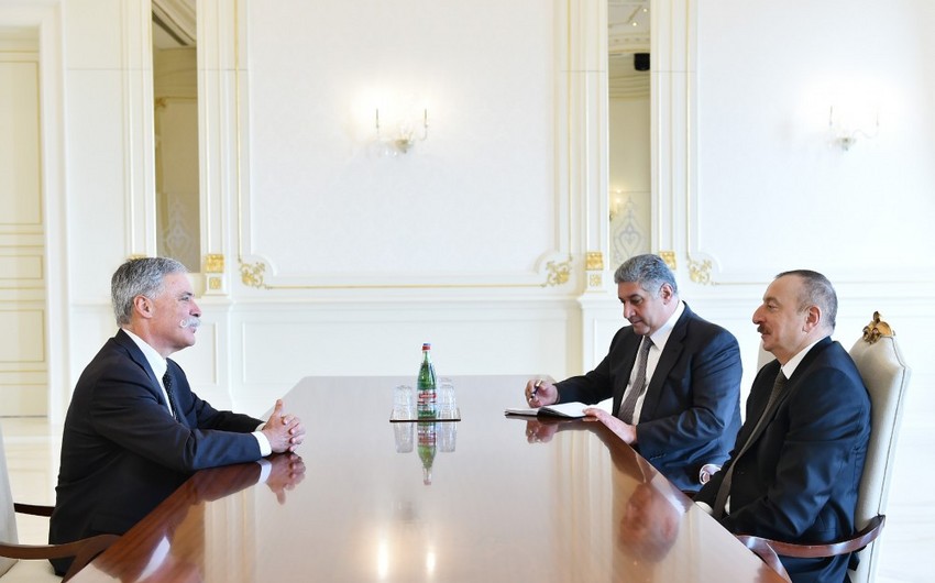 President Ilham Aliyev receives Formula 1 Group CEO - UPDATED