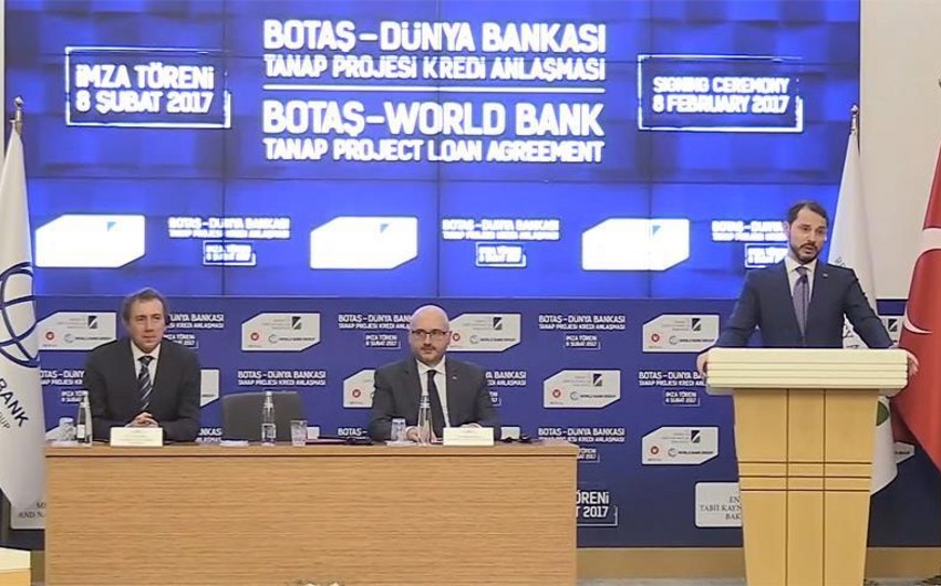 World Bank allocates 400 mln USD to BOTAŞ for TANAP