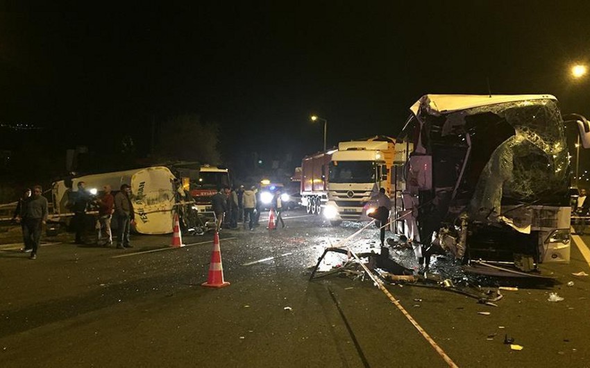 Türkiyədə sərnişin avtobusu qəzaya uğrayıb: 25 yaralı