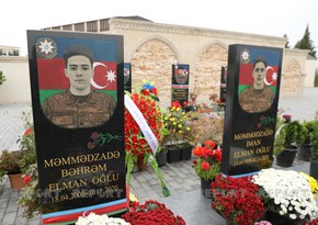  В Баку почтена светлая память братьев-шехидов, погибших в один день