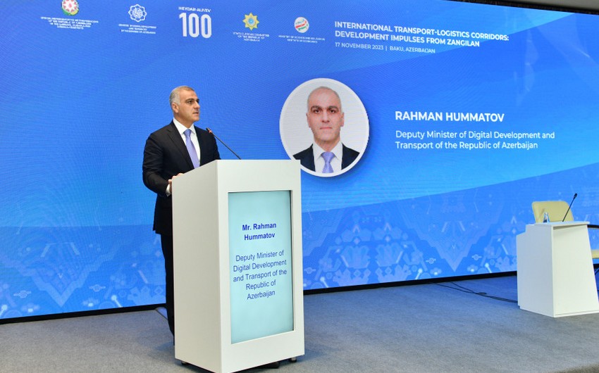 Nazir müavini: Azərbaycanın logistika mərkəzinə çevrilməsi üçün şərait yaradılıb