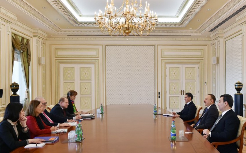 President Ilham Aliyev received a delegation led by co-rapporteur of PACE Monitoring Committee