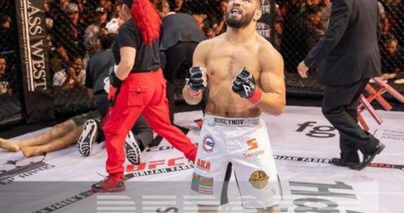 Азербайджанский боец ​​ММА завоевал чемпионский пояс на турнире в США