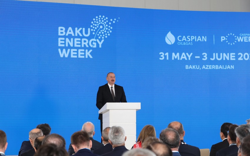 Prezident: “Bakı Enerji Həftəsi enerji sektorunda aparıcı beynəlxalq tədbirlərdən biridir”