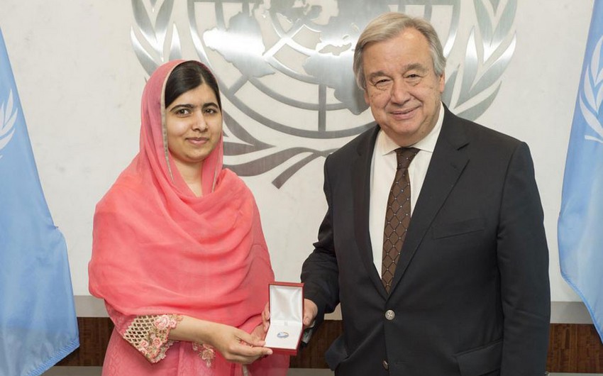 Malala Yusufzay BMT-nin ən gənc Sülh elçisi olub