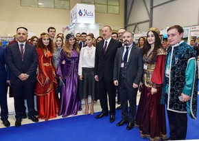 President Ilham Aliyev visits Azerbaijan International Travel and Tourism Fair