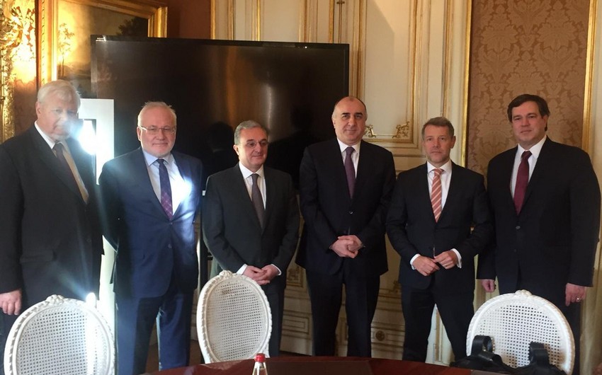 Paris meeting of Foreign Ministers of Azerbaijan and Armenia underway - UPDATED - PHOTO