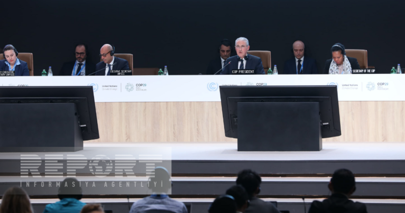 COP29 president says draft decisions and conclusions to be adopted at plenary sessions