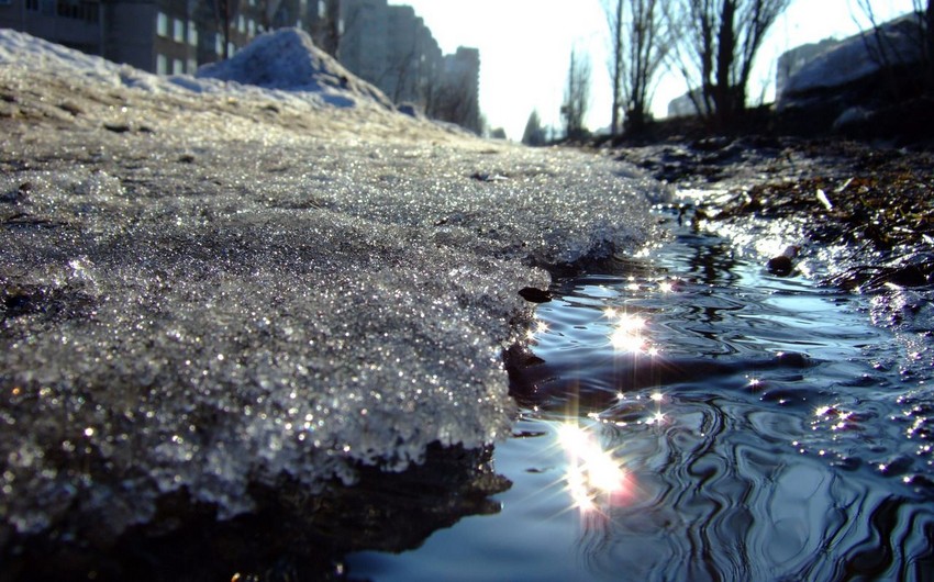 В первый рабочий день января в Баку будет 7 градусов тепла, в западных районах ожидается снег