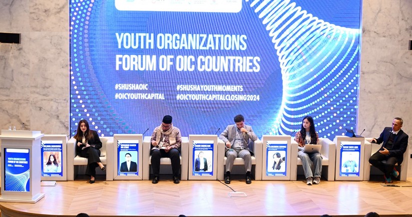 Panel discussion of OIC Youth Organizations Forum held in Shusha