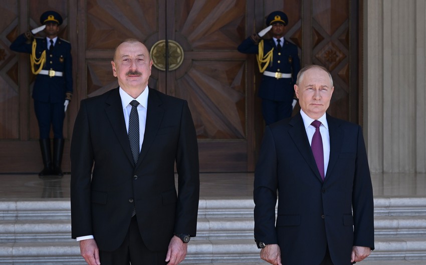 Official welcome ceremony was held for President of Russia Vladimir Putin