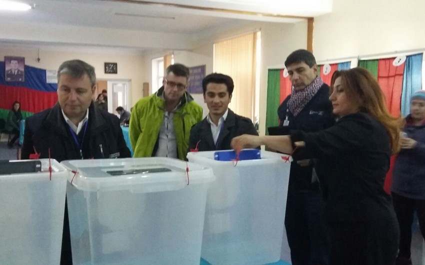 ​PACE mission of observers starts monitoring of voting in elections in Azerbaijan - PHOTO