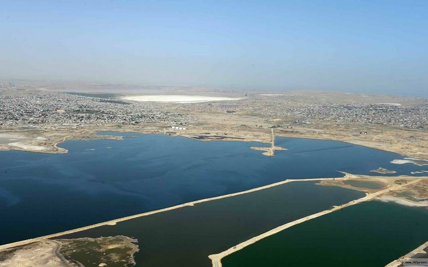Böyük Şor gölü üzərindən yeni avtomobil yolu çəkilir