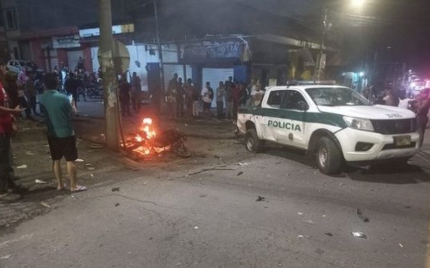 Kolumbiyada partlayış nəticəsində 1 nəfər ölüb, 13 nəfər yaralanıb