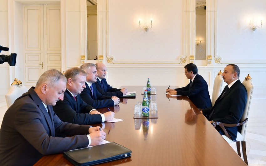Президент Ильхам Алиев принял руководителя Совета безопасности Беларуси