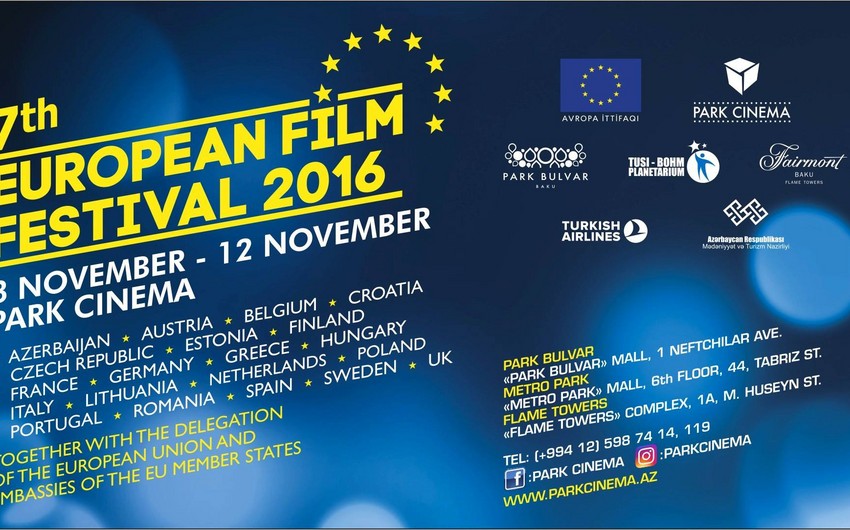 В Баку открылся седьмой Фестиваль европейских фильмов