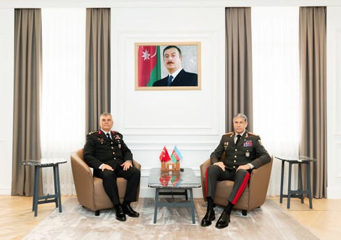 Вилаят Эйвазов обсудил вопросы сотрудничества с заместителем командующего Силами жандармерии Турции