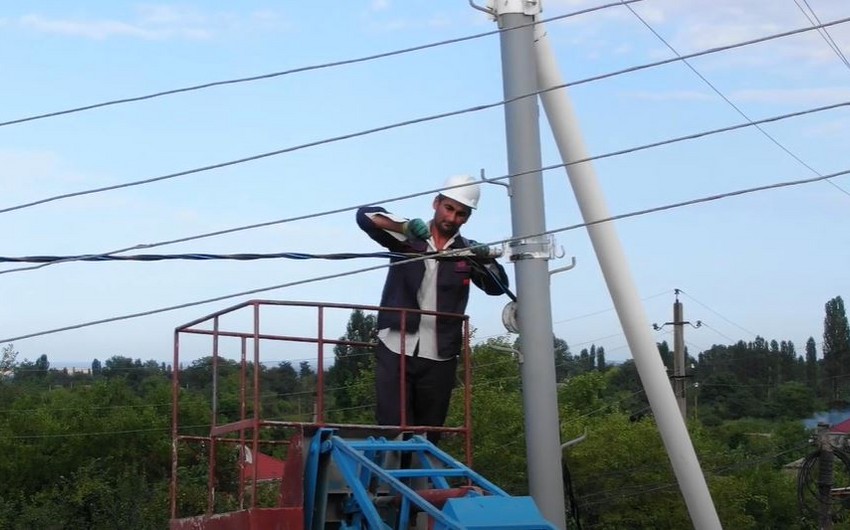 Азеришыг восстановил электросети пяти сел в Хачмазе