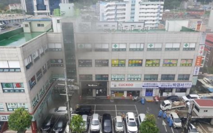 Cənubi Koreyada xəstəxanada yanğın olub, 5 nəfər ölüb 