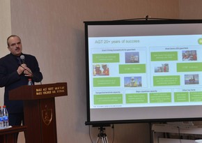 BP-Azerbaijan Vice President makes a presentation at BHOS