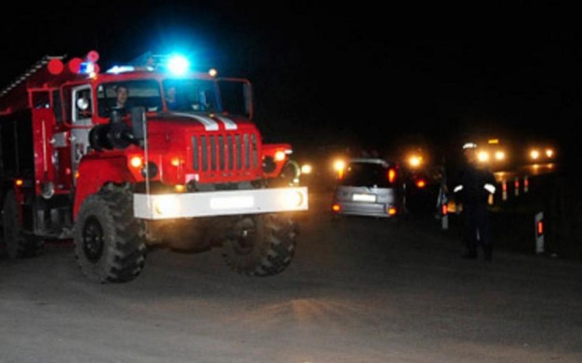 Orenburq vilayətində baş verən yanğında beş nəfər ölüb