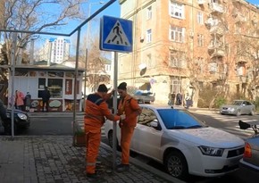 Движение на улице Алиджаббара Оруджалиева в Баку стало односторонним