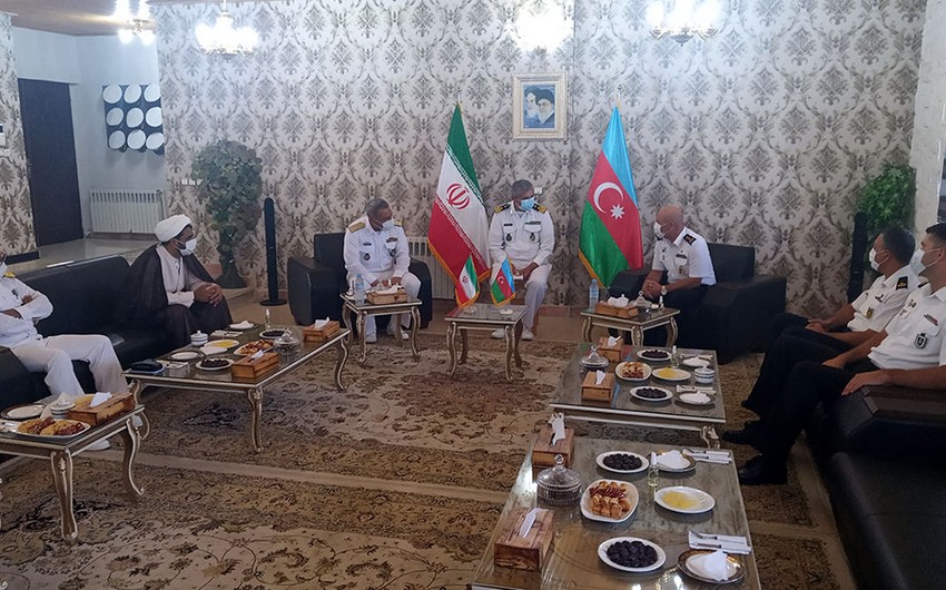 Naval Forces delegations of Azerbaijan and Iran hold meeting