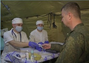 Russian peacekeepers in Karabakh receive second dose of COVID vaccine