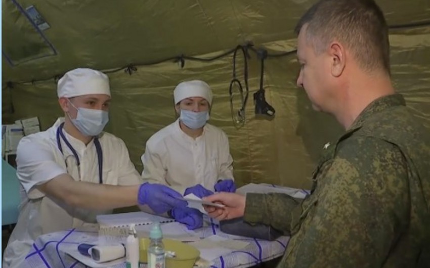 Russian peacekeepers in Karabakh receive second dose of COVID vaccine